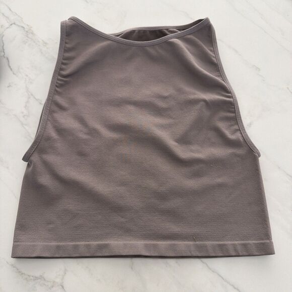 Free People Intimately Tank Crop Taupe XS/S Bodycon Feminine Sexy - Picture 1 of 3